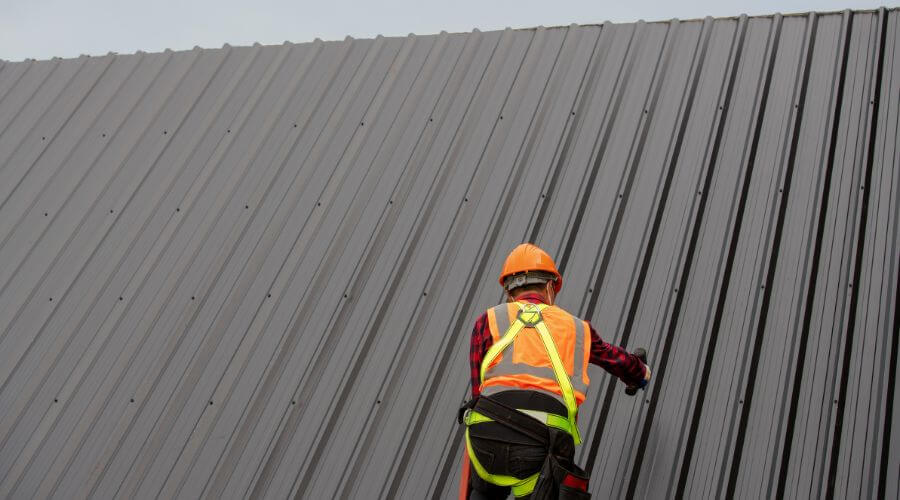 Professional metal roof installation services in Long Bottom, OH
